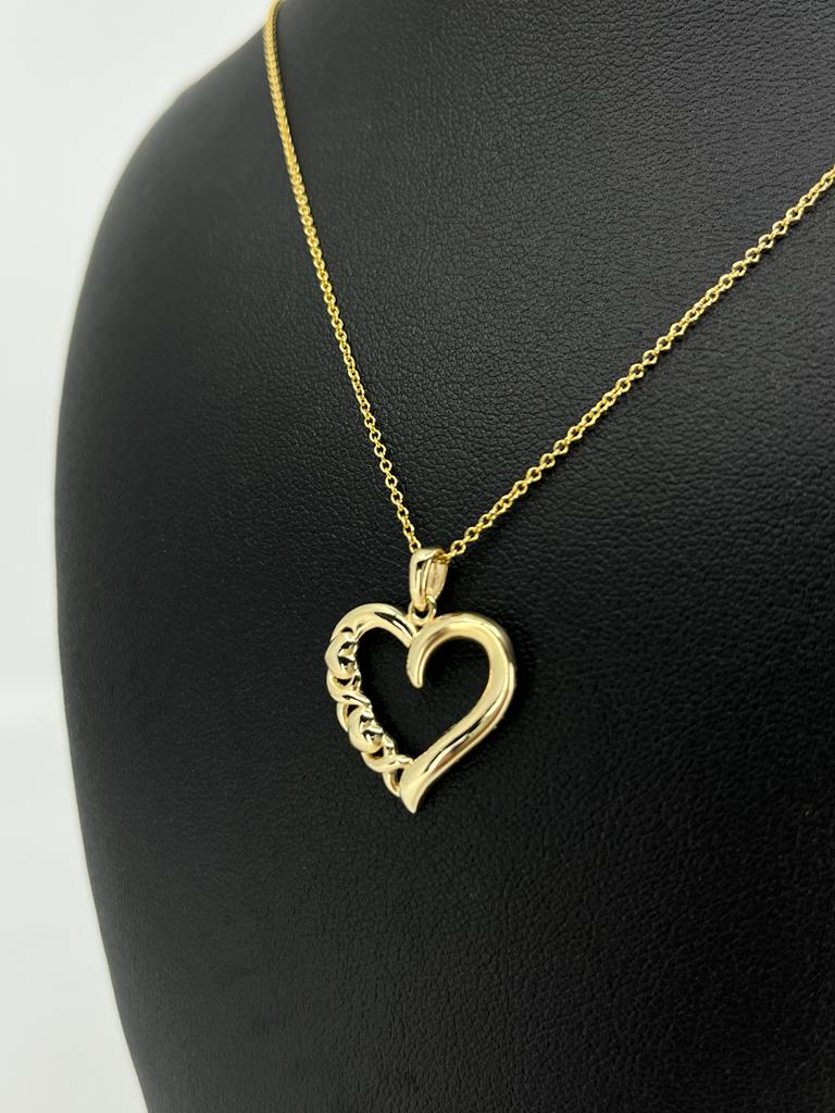 Heart & Floral Charm
