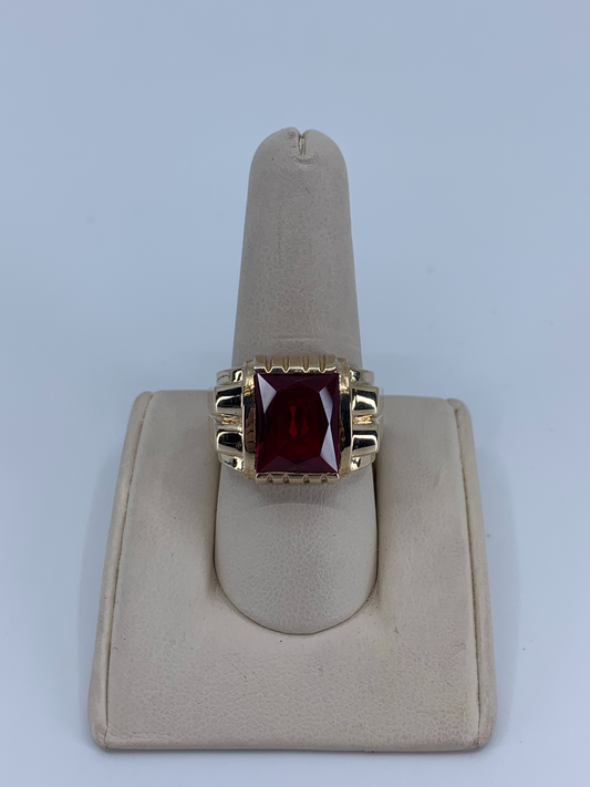 Mens Ruby Ring