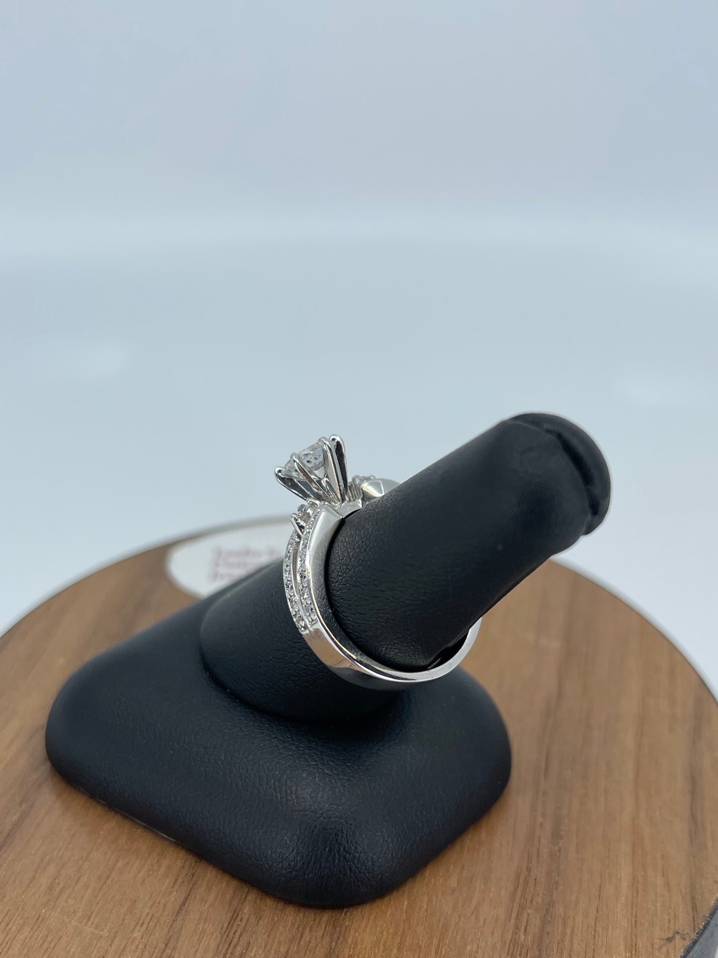 Round Split Shank Engagement Ring