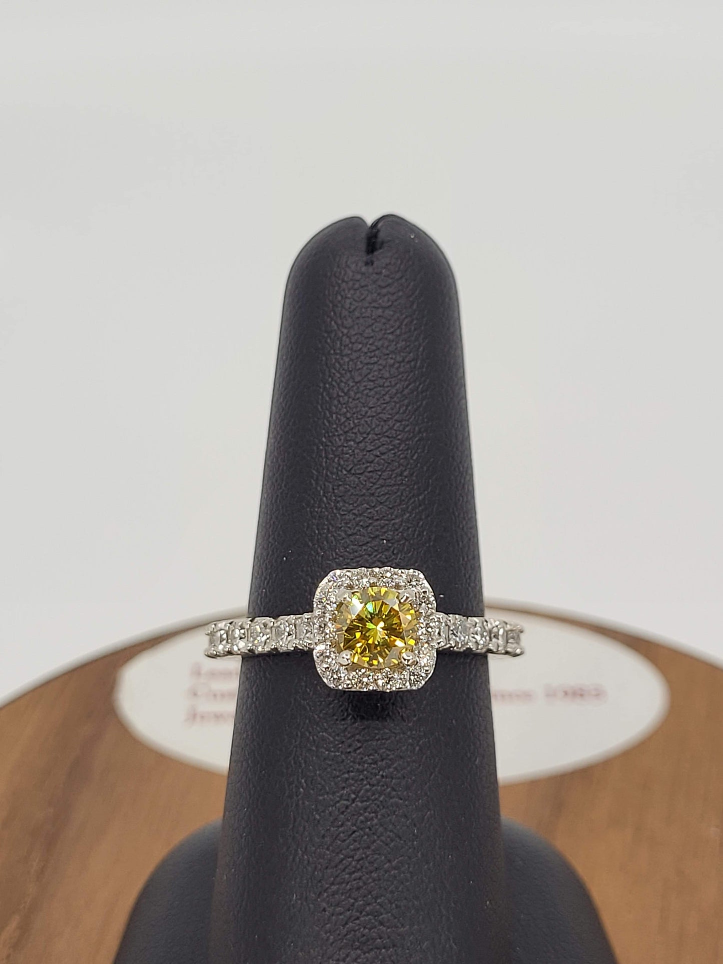 Fancy Yellow Lab Grown Diamond Ring