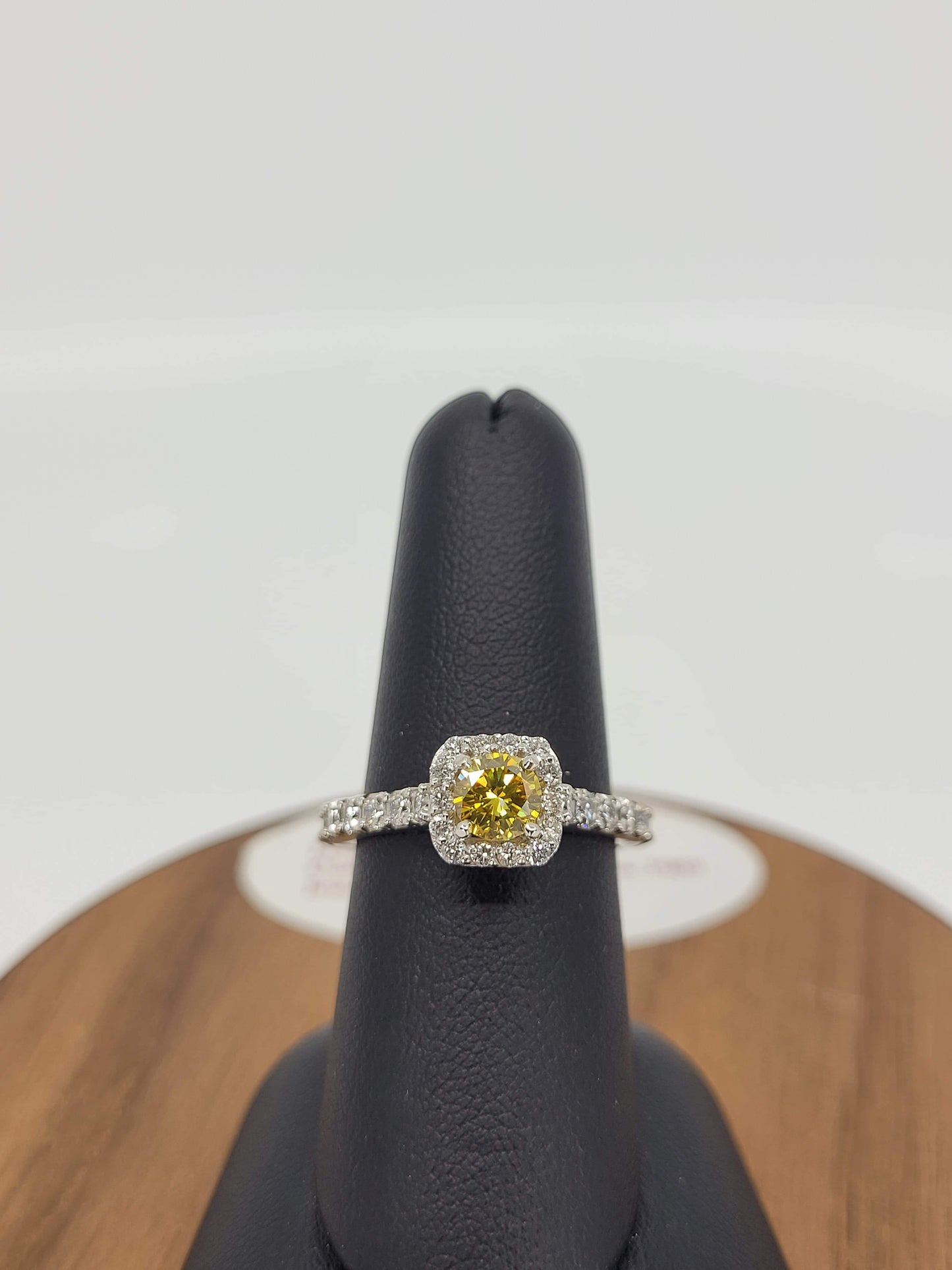 Fancy Yellow Lab Grown Diamond Ring