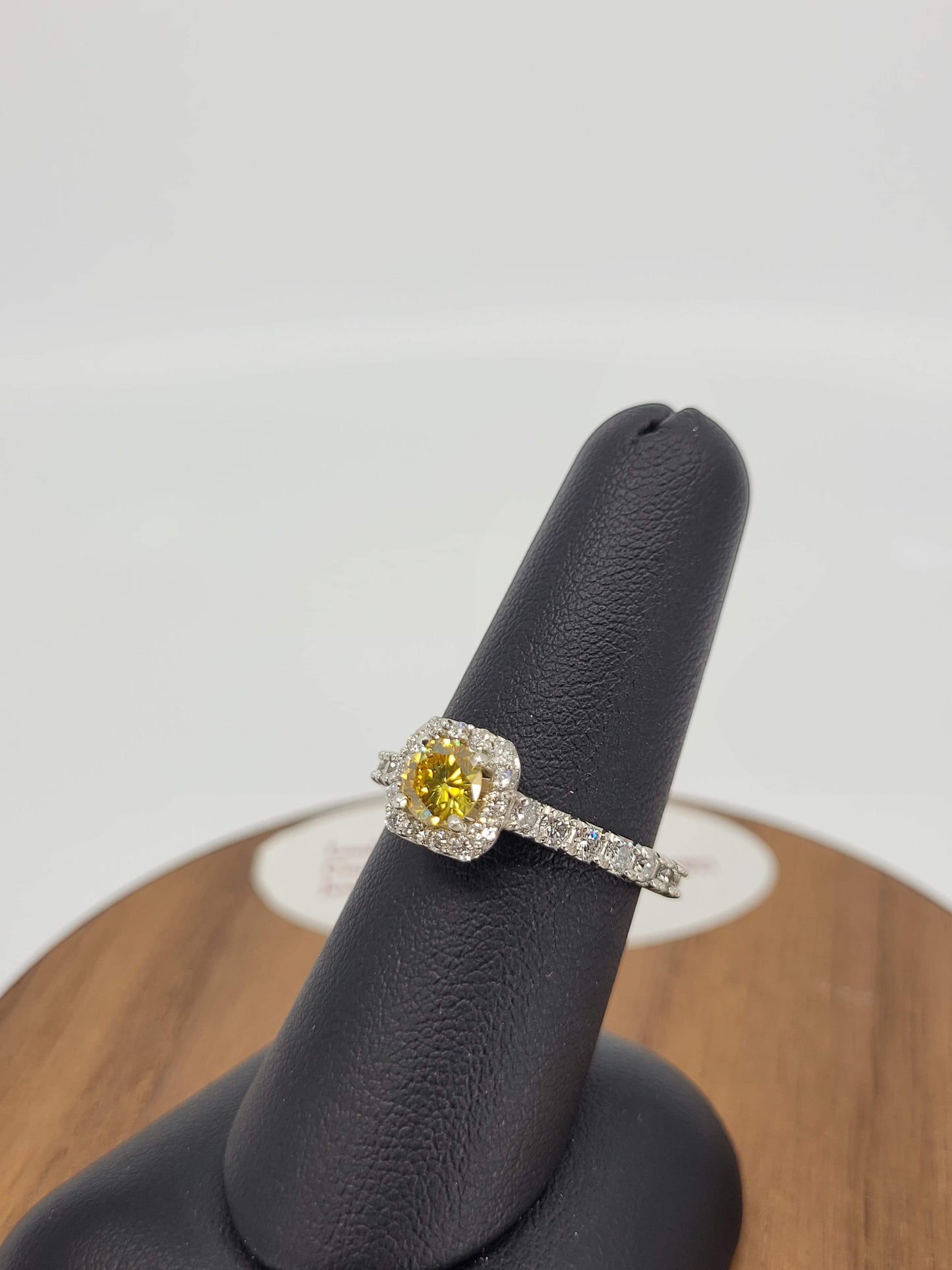 Fancy Yellow Lab Grown Diamond Ring