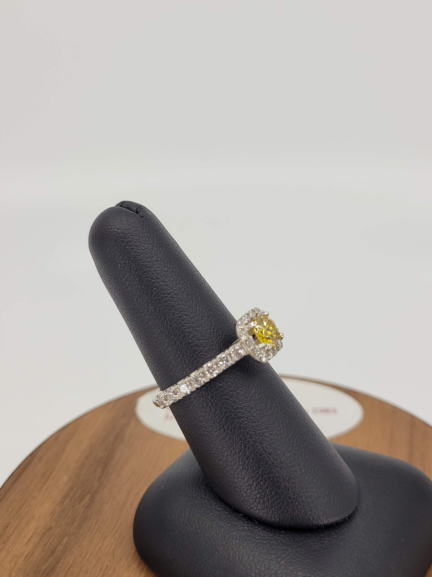 Fancy Yellow Lab Grown Diamond Ring