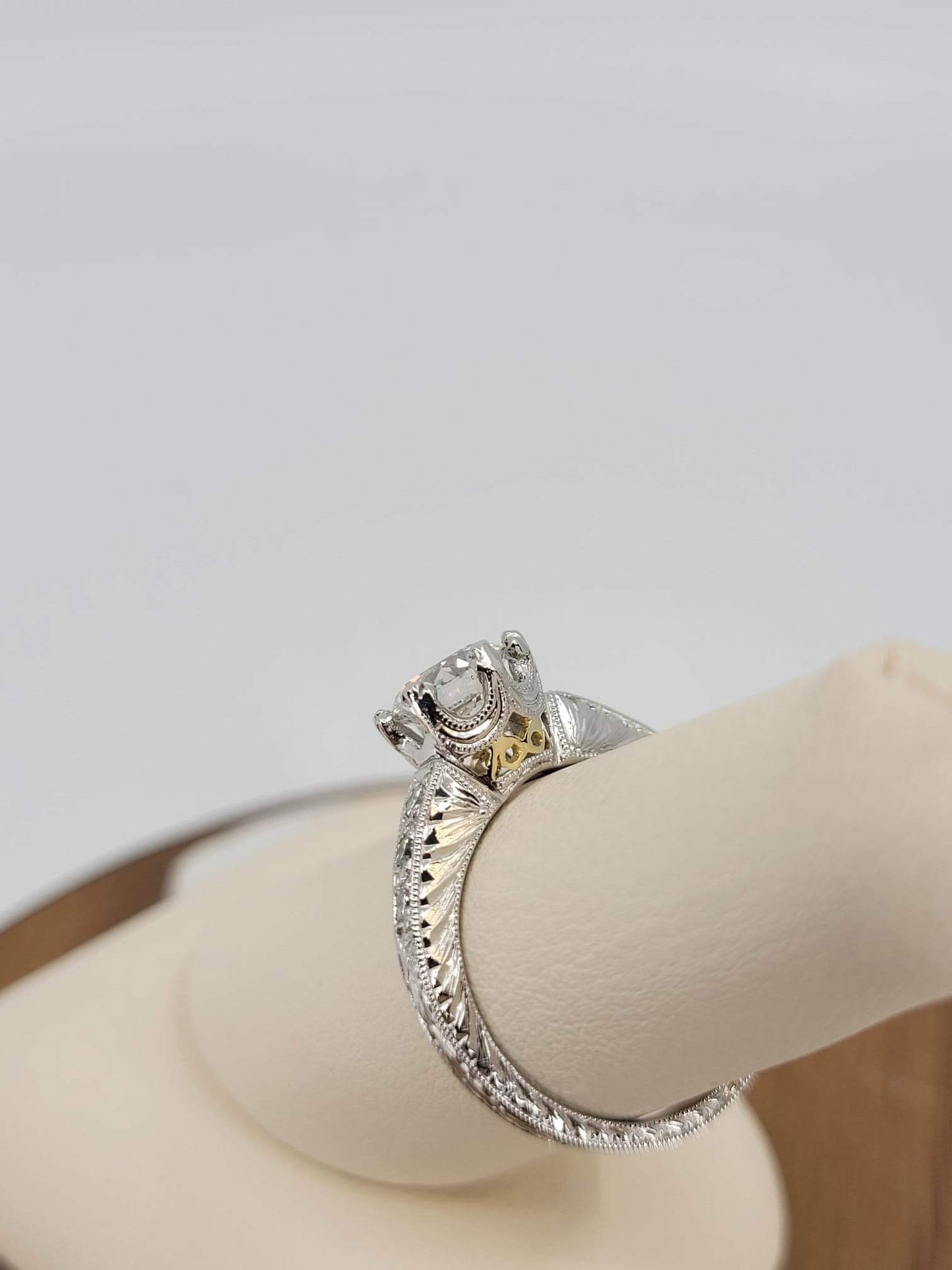 Vintage Style Engagement Ring