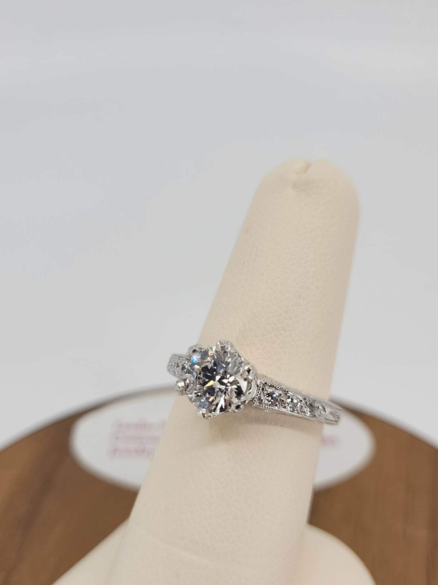 Vintage Style Engagement Ring