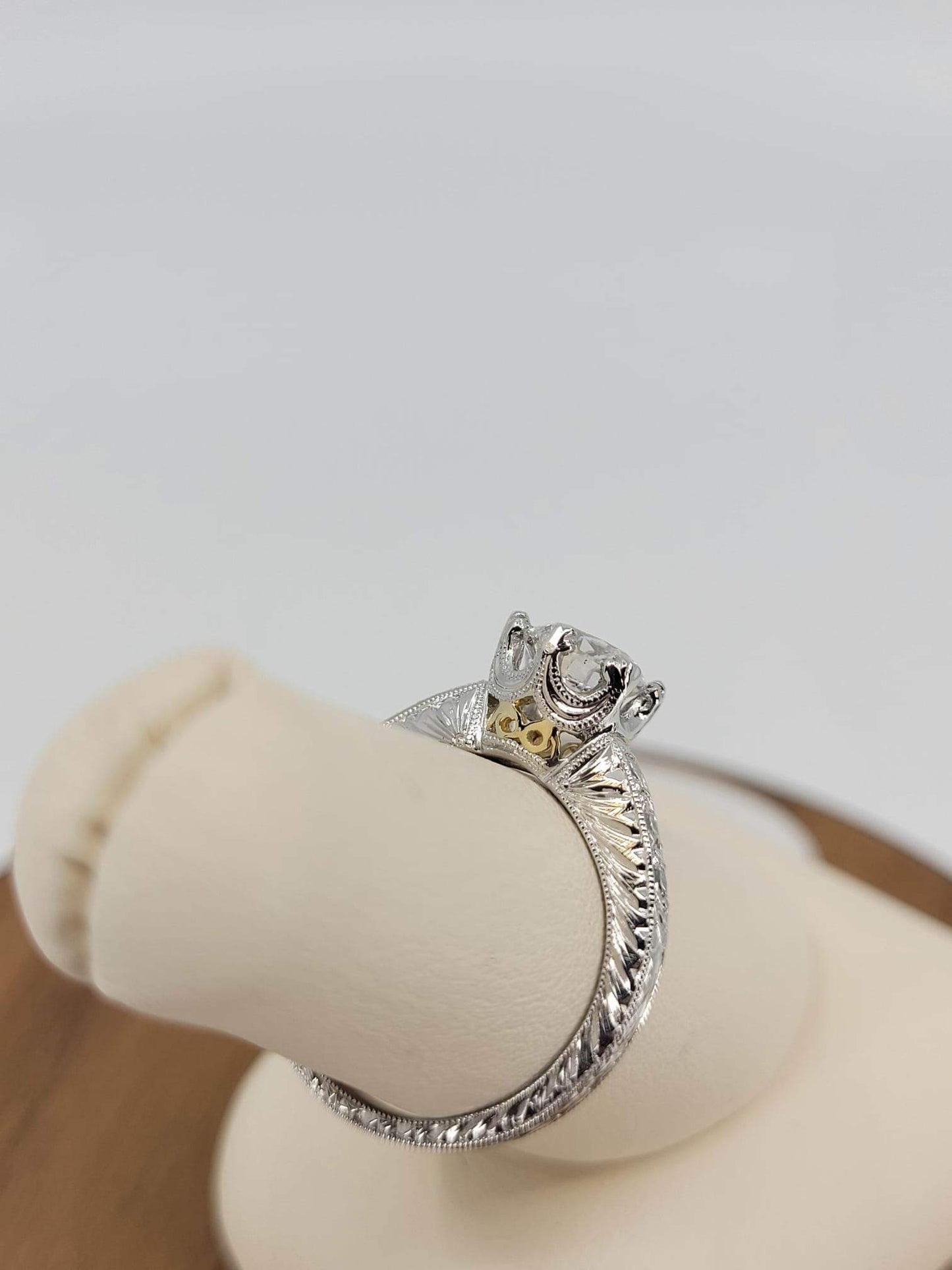 Vintage Style Engagement Ring