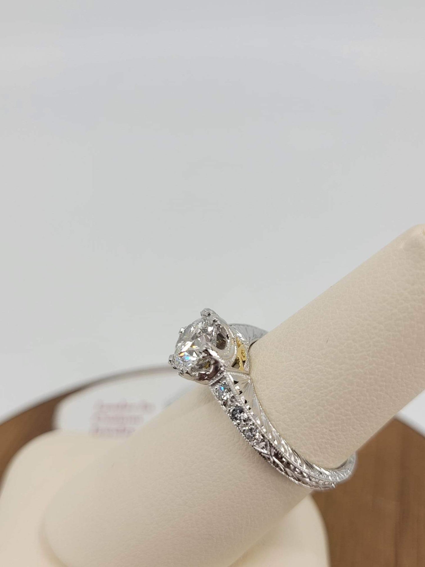 Vintage Style Engagement Ring