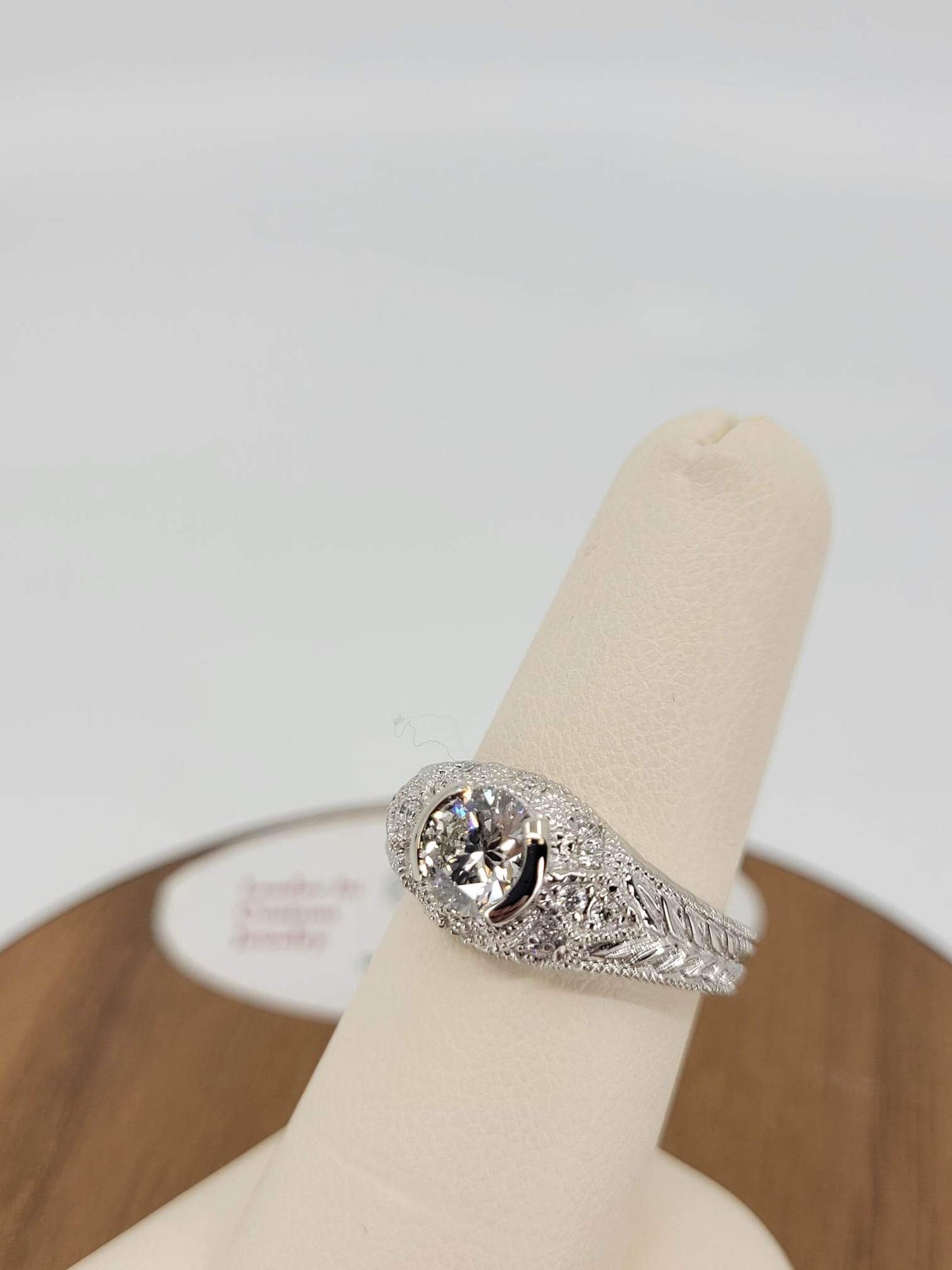 Vintage Style Engagement Ring