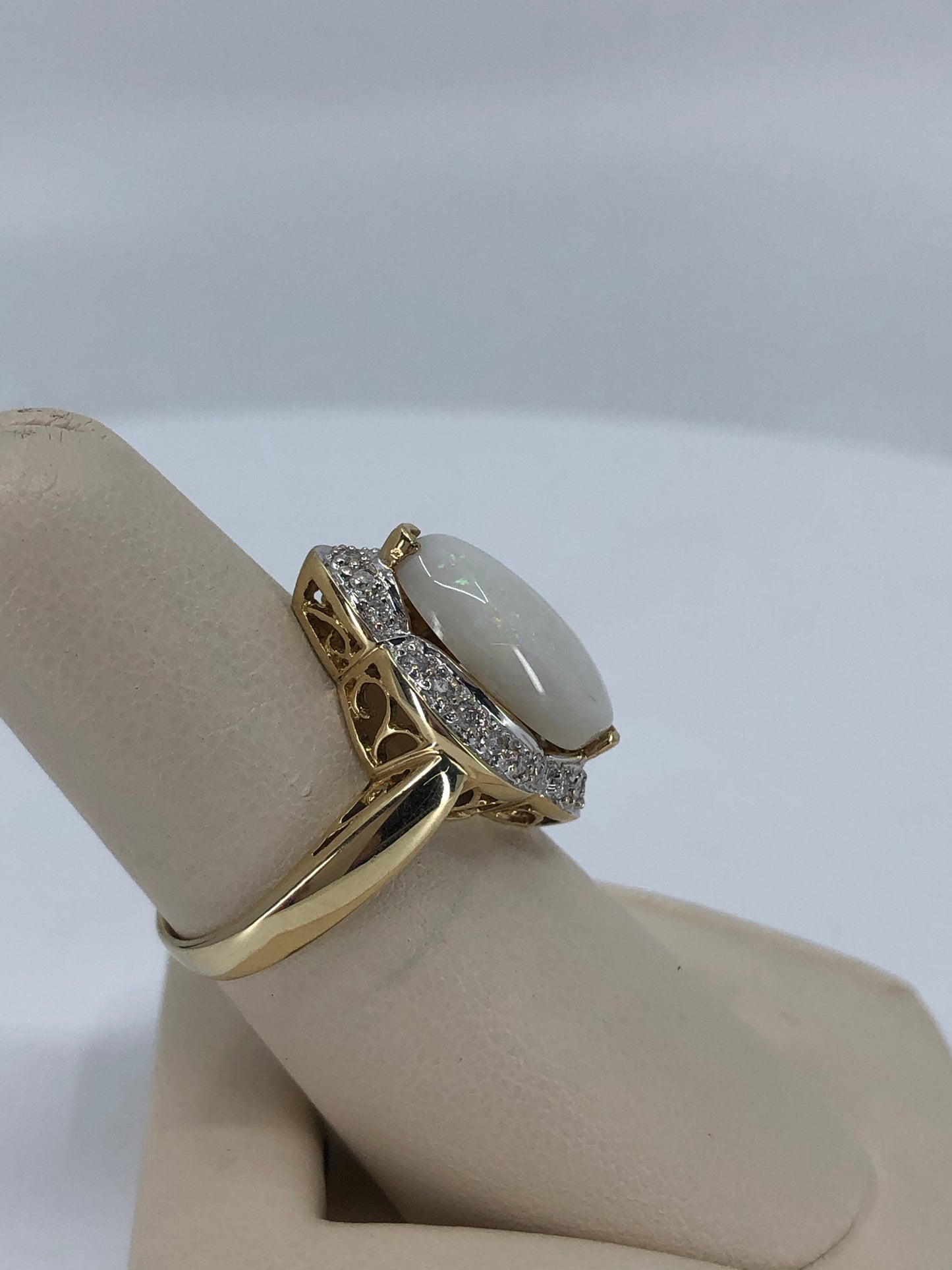 Natural Opal Ladies Ring